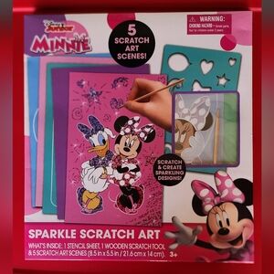 Disney Minnie Mouse Sparkle Scratch Art Set